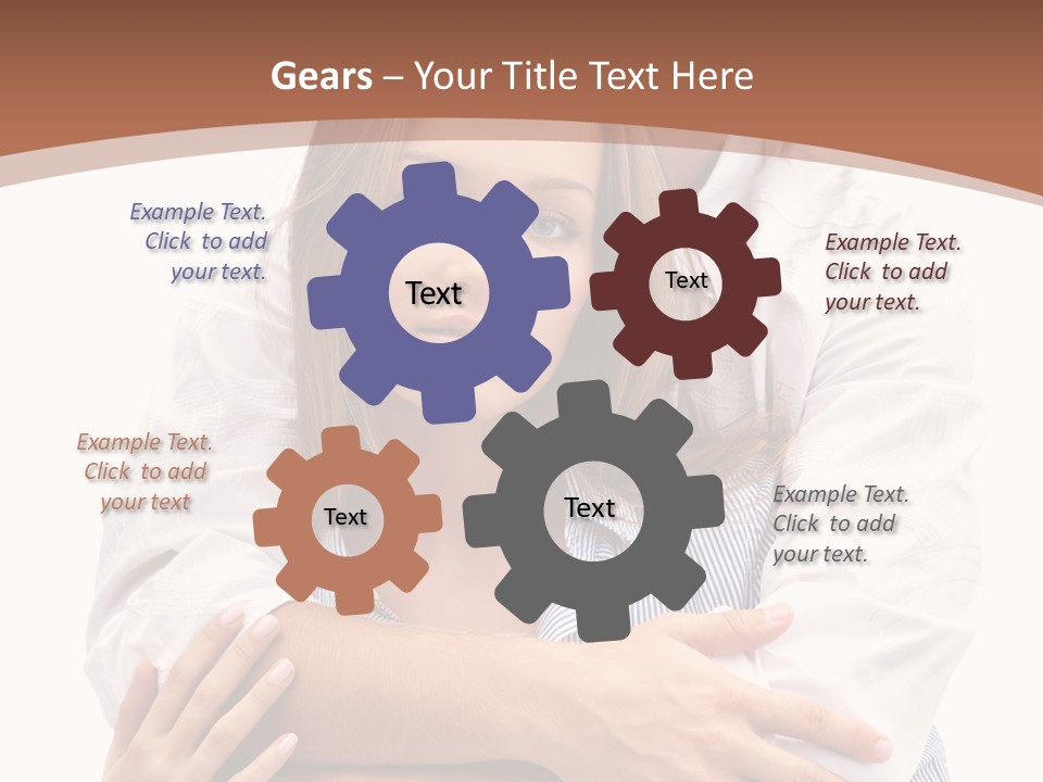 Caucasian Relationship Fun PowerPoint Template