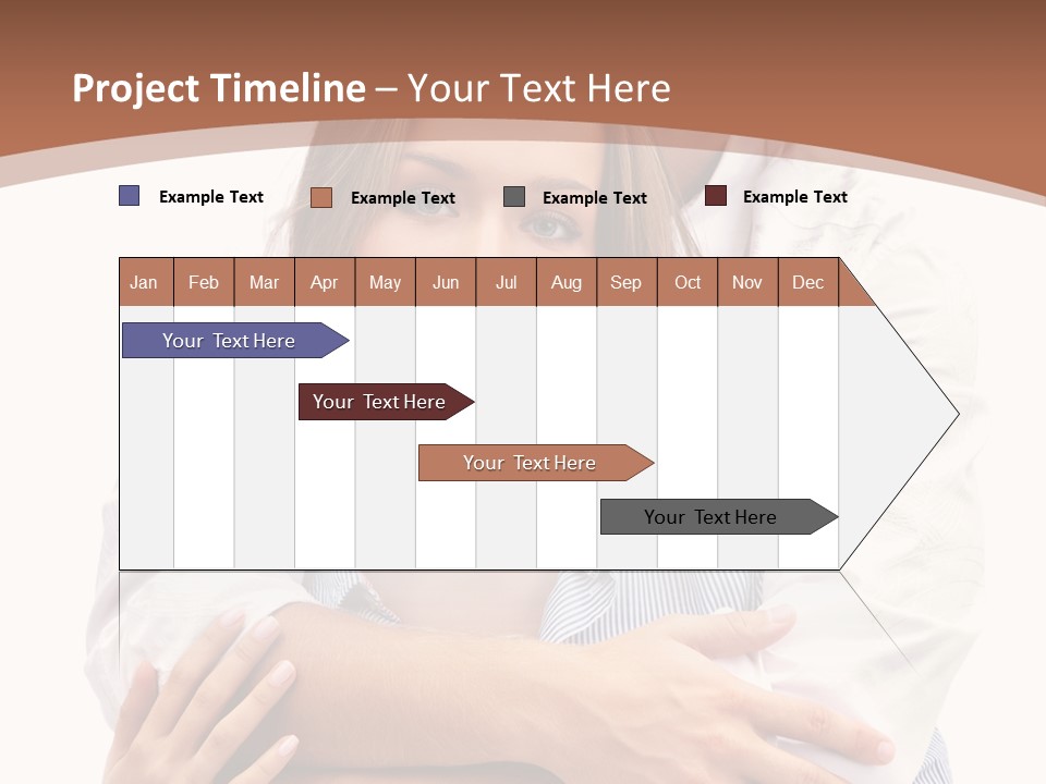 Caucasian Relationship Fun PowerPoint Template