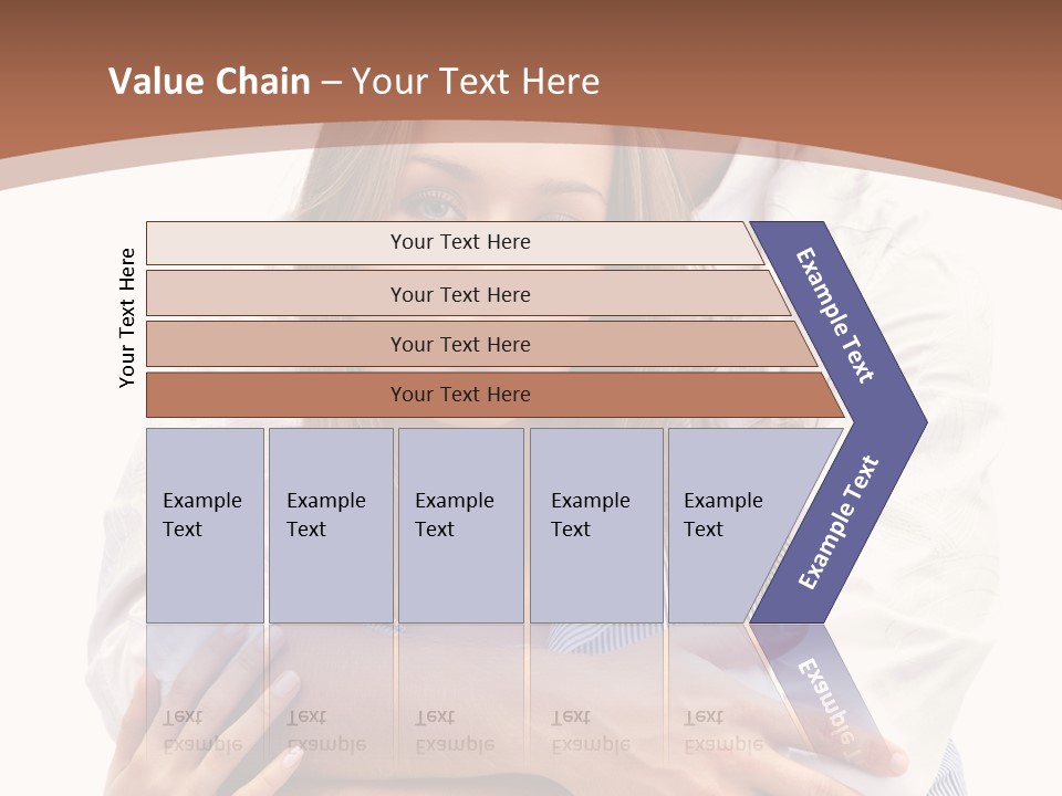 Caucasian Relationship Fun PowerPoint Template