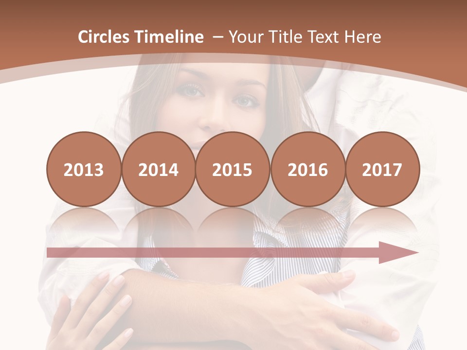 Caucasian Relationship Fun PowerPoint Template