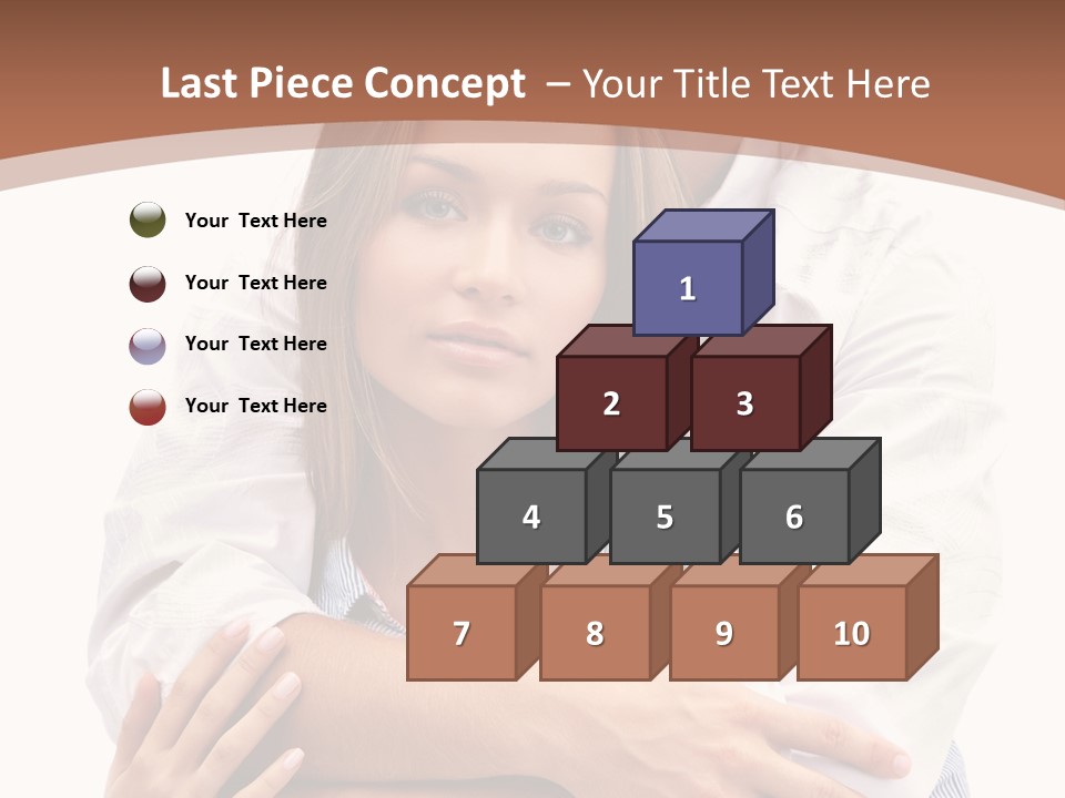 Caucasian Relationship Fun PowerPoint Template