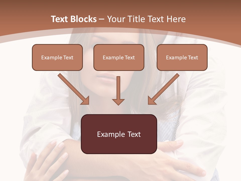 Caucasian Relationship Fun PowerPoint Template