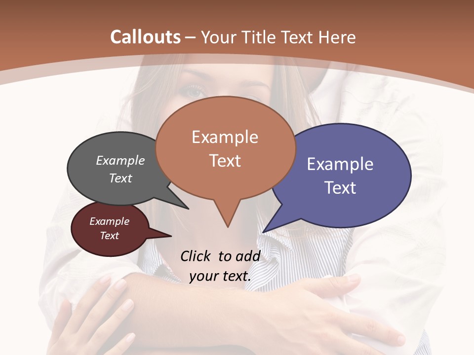 Caucasian Relationship Fun PowerPoint Template