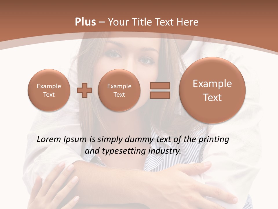 Caucasian Relationship Fun PowerPoint Template