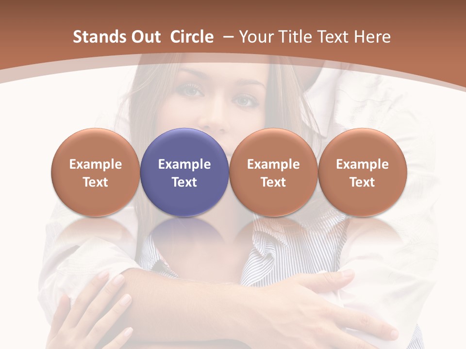 Caucasian Relationship Fun PowerPoint Template