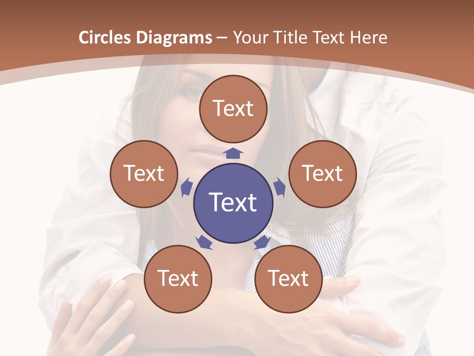 Caucasian Relationship Fun PowerPoint Template