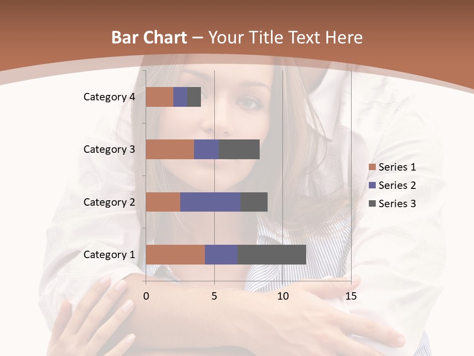 Caucasian Relationship Fun PowerPoint Template