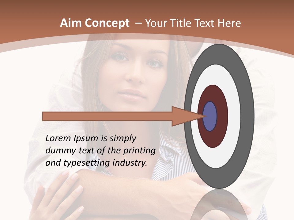 Caucasian Relationship Fun PowerPoint Template