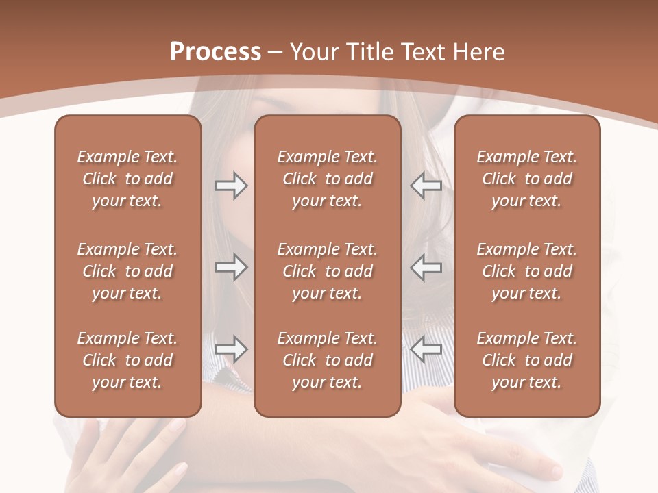 Caucasian Relationship Fun PowerPoint Template