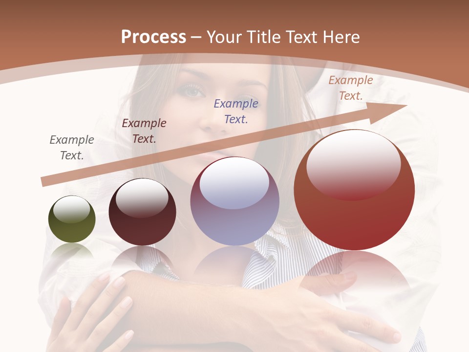 Caucasian Relationship Fun PowerPoint Template