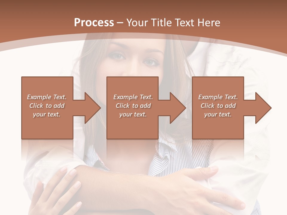 Caucasian Relationship Fun PowerPoint Template