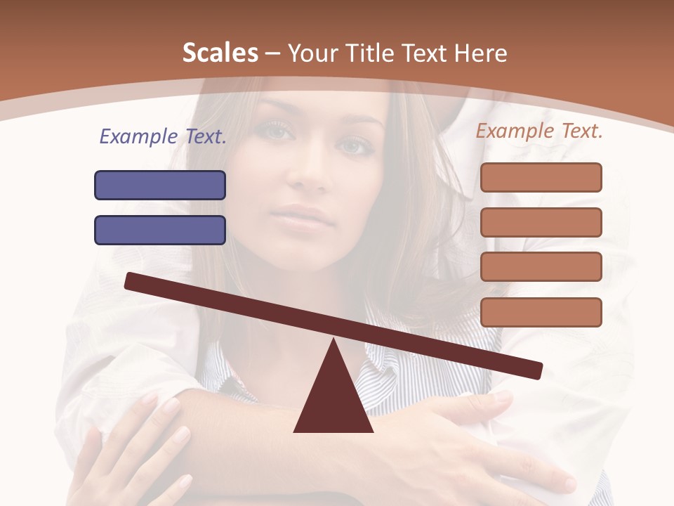 Caucasian Relationship Fun PowerPoint Template