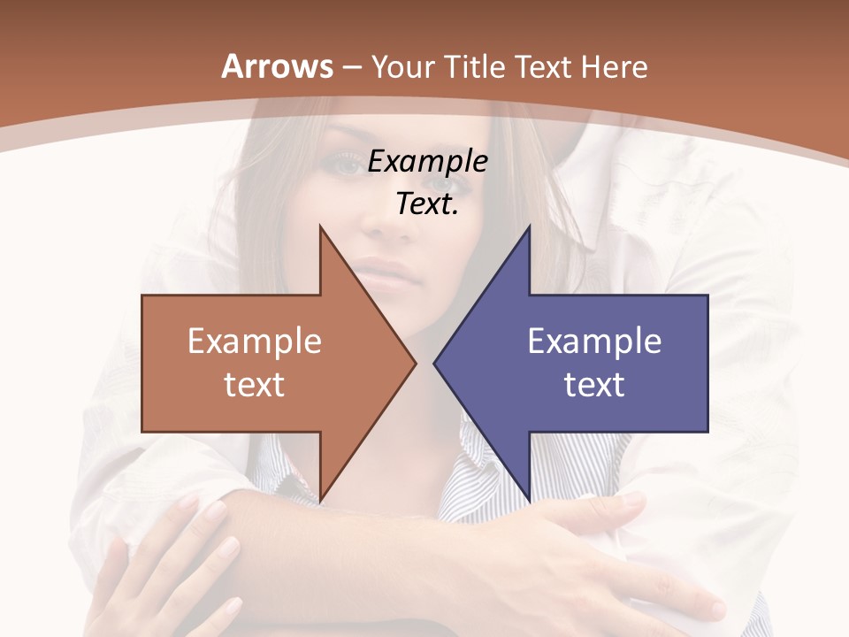 Caucasian Relationship Fun PowerPoint Template