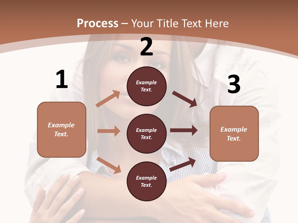 Caucasian Relationship Fun PowerPoint Template