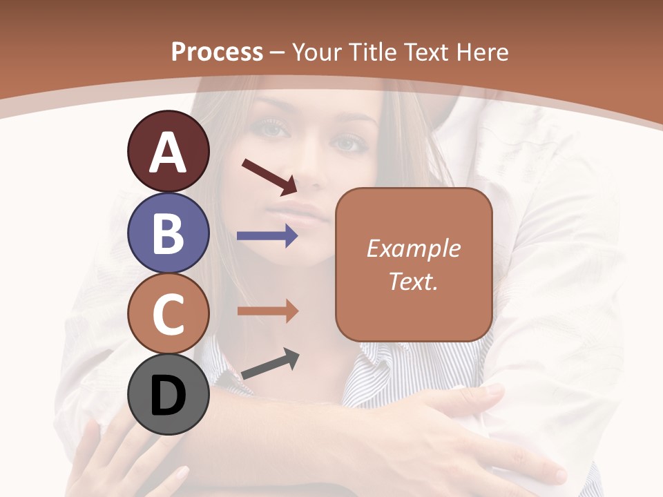 Caucasian Relationship Fun PowerPoint Template