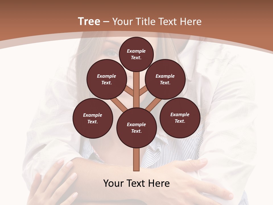 Caucasian Relationship Fun PowerPoint Template