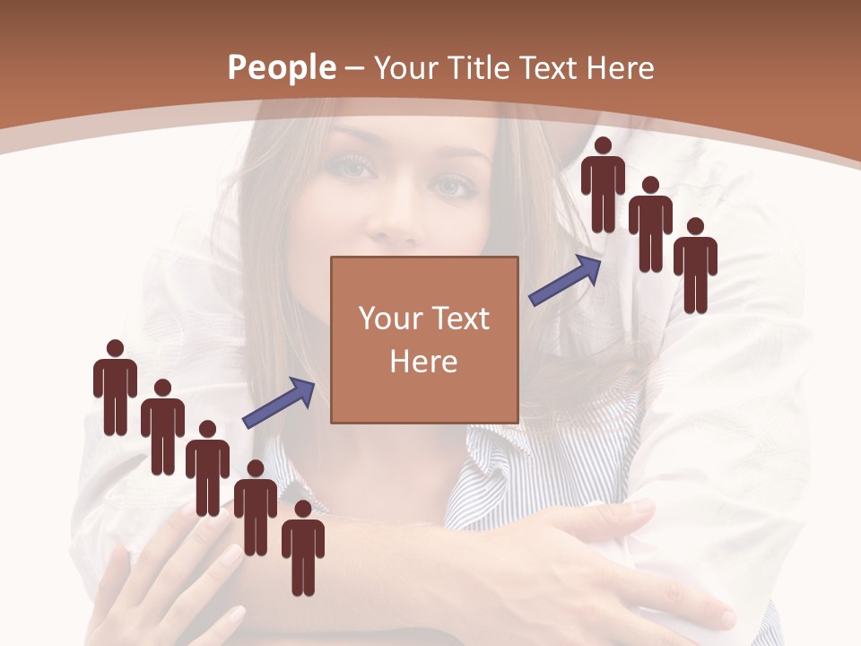 Caucasian Relationship Fun PowerPoint Template
