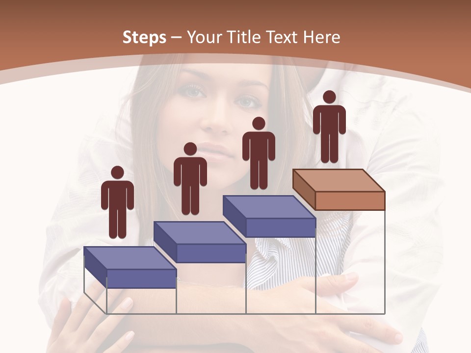 Caucasian Relationship Fun PowerPoint Template