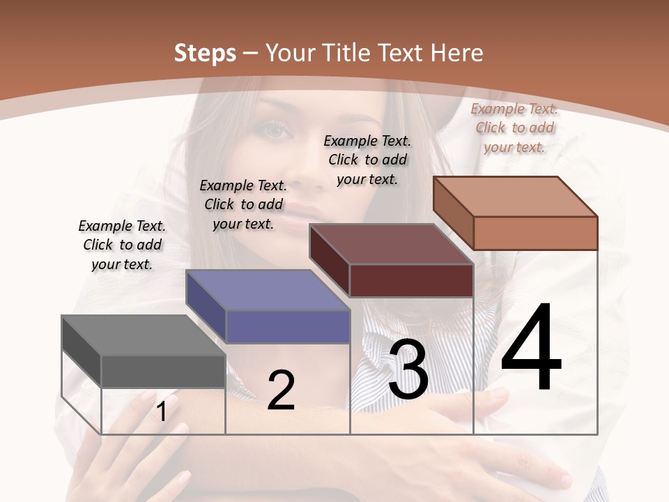 Caucasian Relationship Fun PowerPoint Template