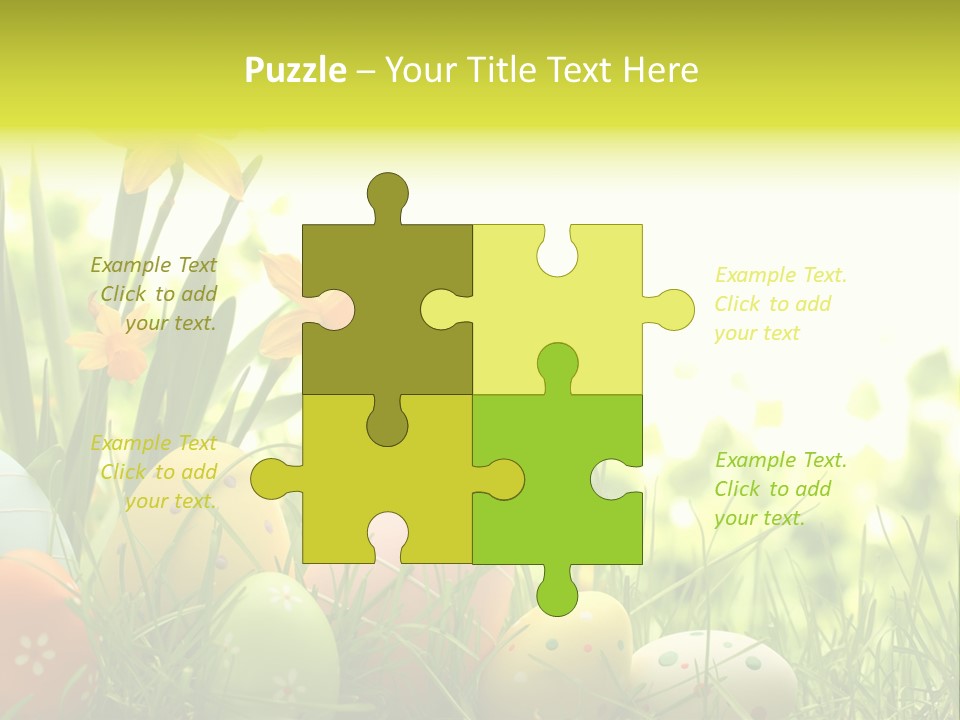 April Macro Holiday PowerPoint Template