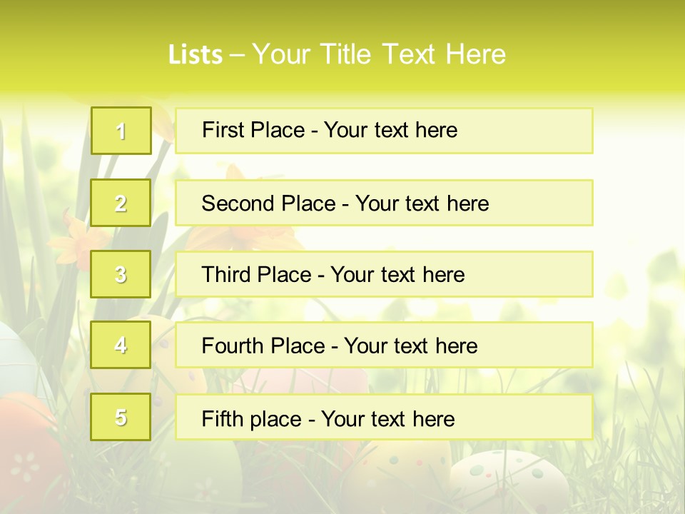 April Macro Holiday PowerPoint Template