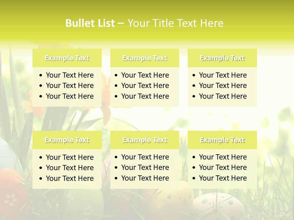 April Macro Holiday PowerPoint Template