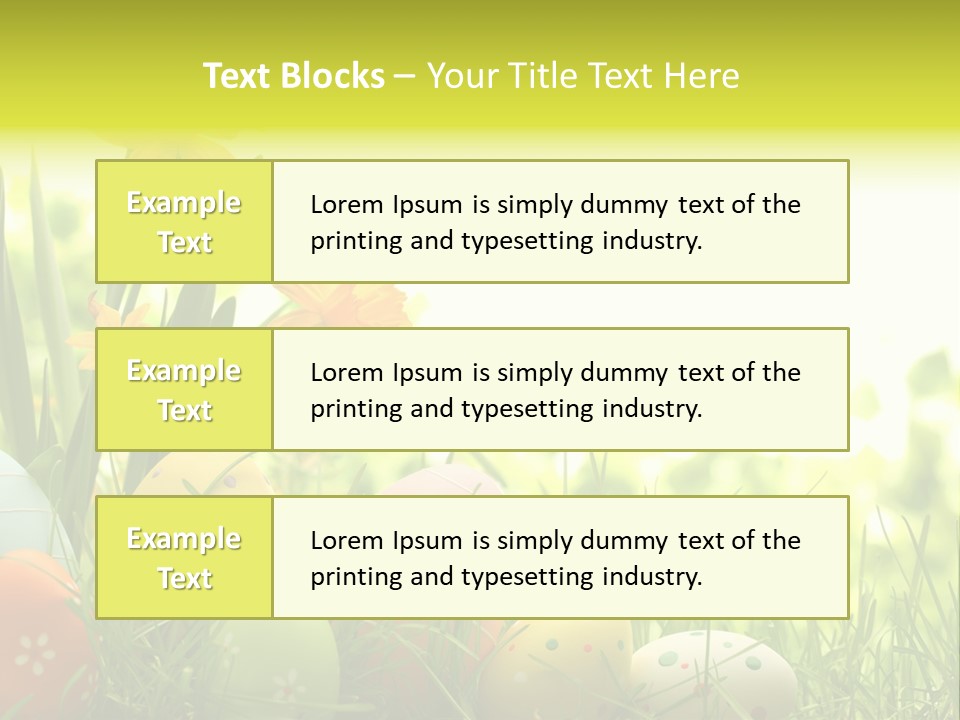 April Macro Holiday PowerPoint Template