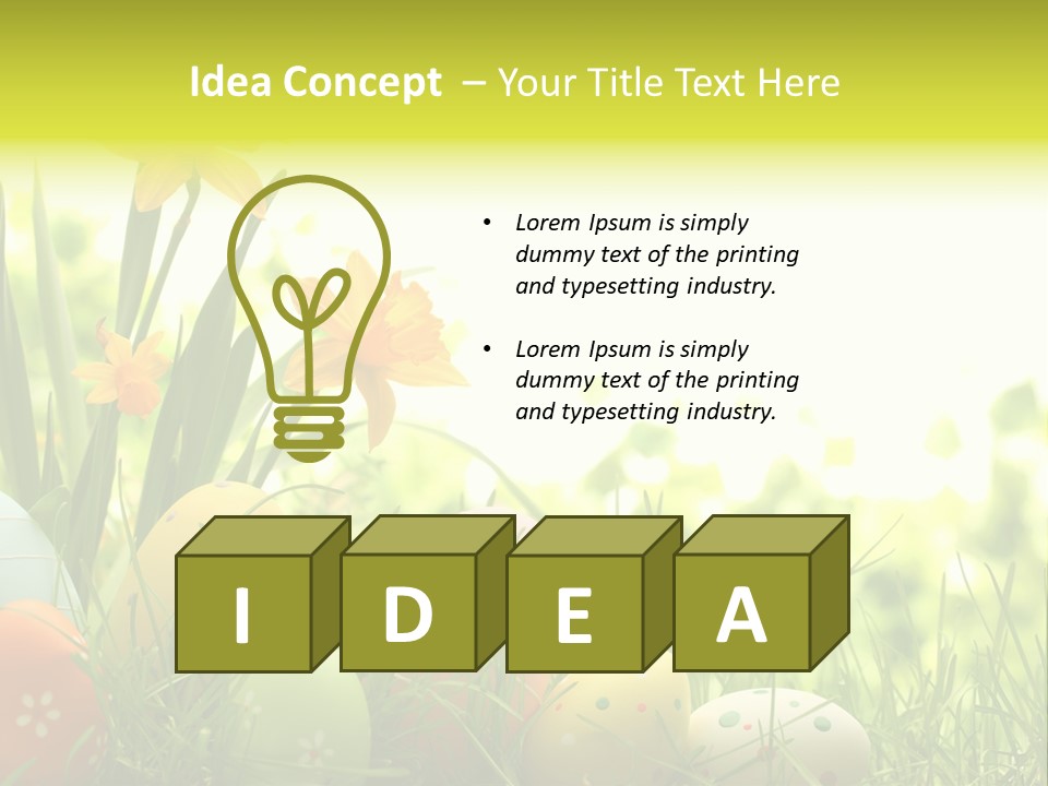 April Macro Holiday PowerPoint Template