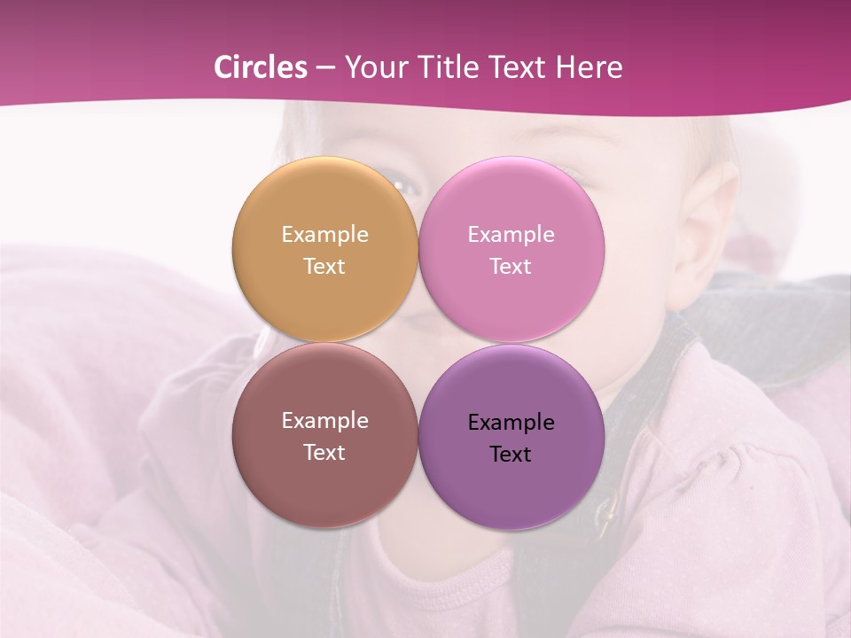 Familie Gesund Isoliert PowerPoint Template