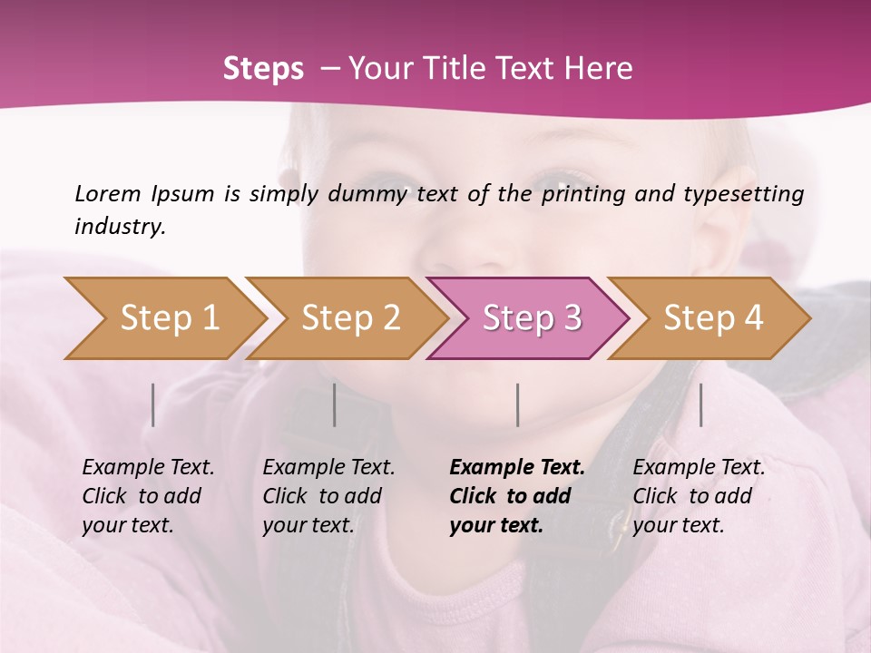 Familie Gesund Isoliert PowerPoint Template