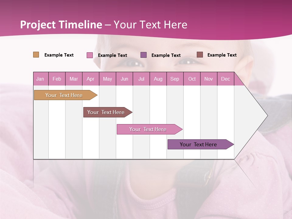 Familie Gesund Isoliert PowerPoint Template