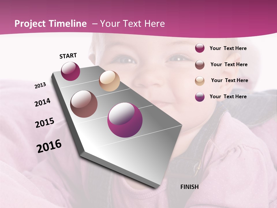 Familie Gesund Isoliert PowerPoint Template