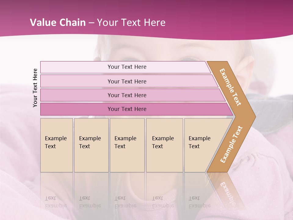 Familie Gesund Isoliert PowerPoint Template