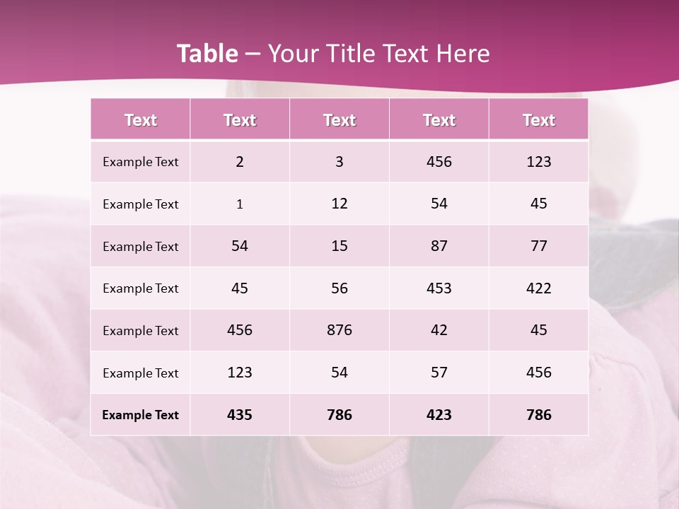 Familie Gesund Isoliert PowerPoint Template