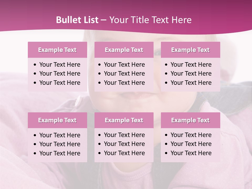 Familie Gesund Isoliert PowerPoint Template