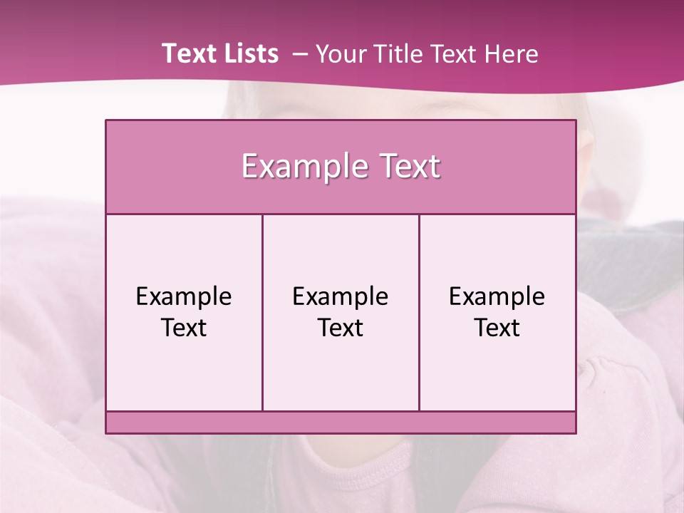 Familie Gesund Isoliert PowerPoint Template