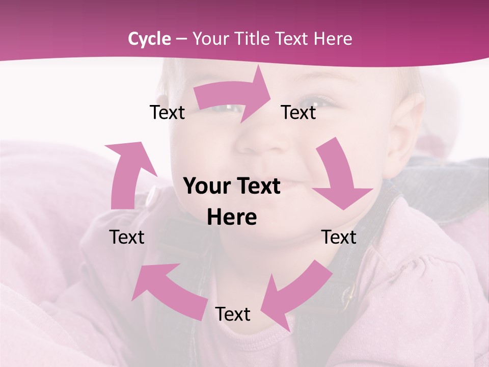Familie Gesund Isoliert PowerPoint Template