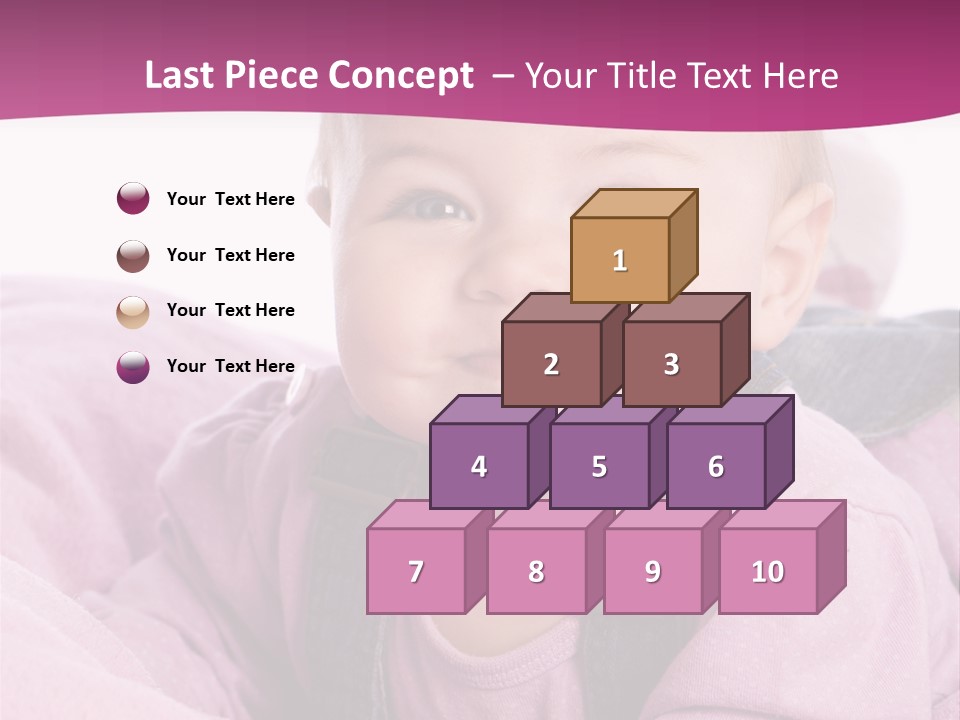 Familie Gesund Isoliert PowerPoint Template