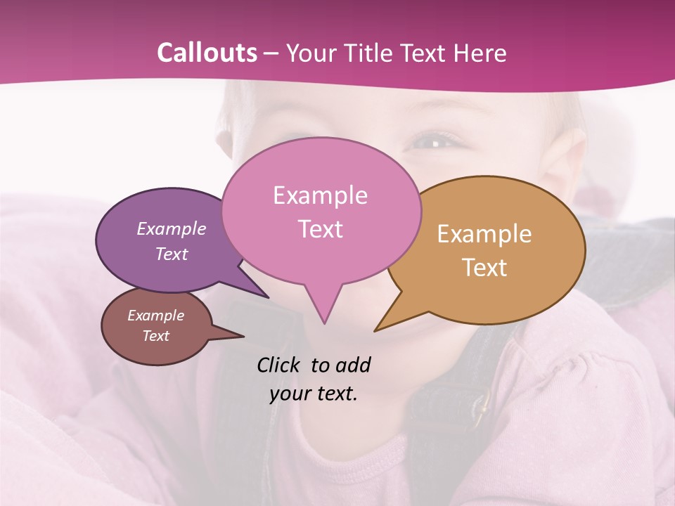 Familie Gesund Isoliert PowerPoint Template