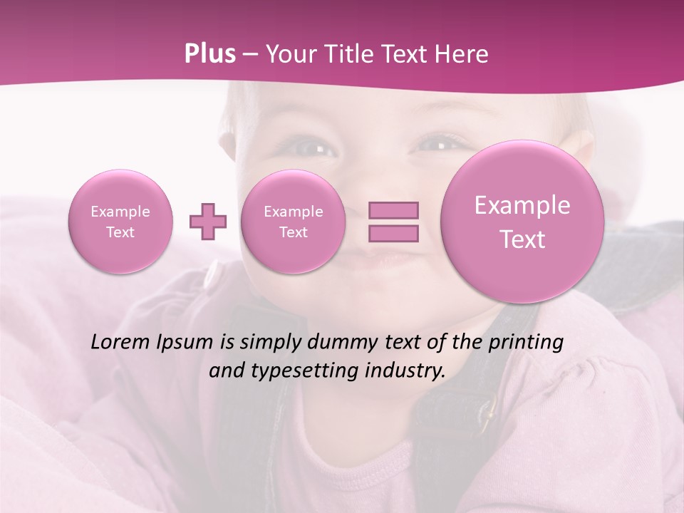 Familie Gesund Isoliert PowerPoint Template