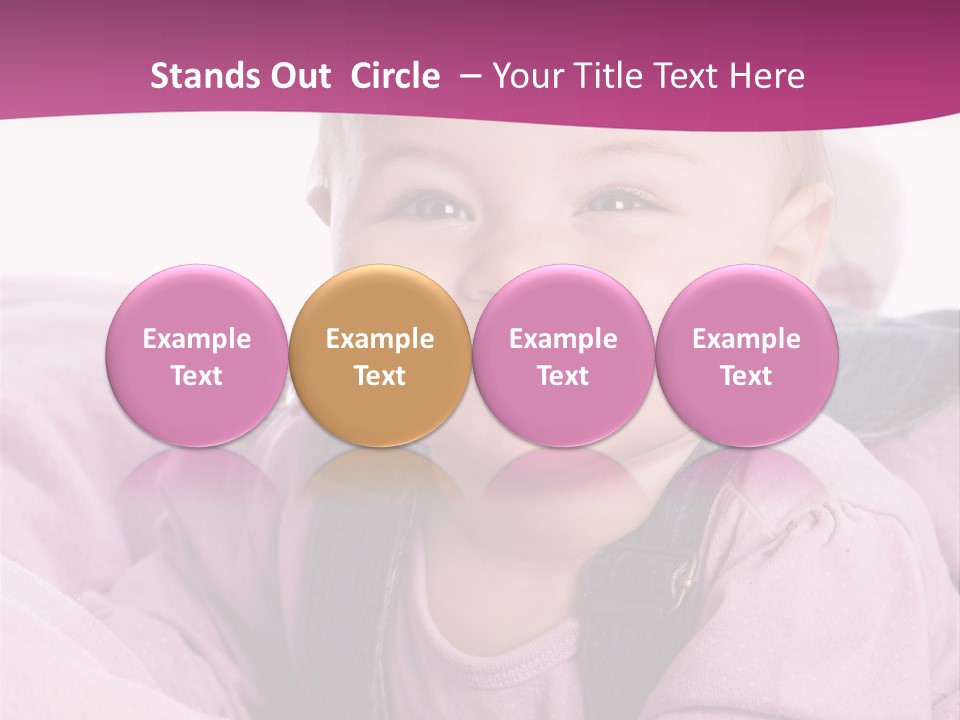 Familie Gesund Isoliert PowerPoint Template