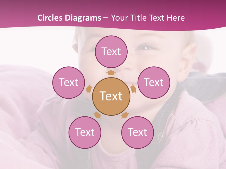 Familie Gesund Isoliert PowerPoint Template