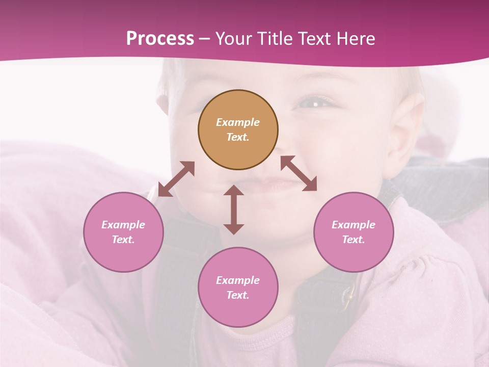 Familie Gesund Isoliert PowerPoint Template