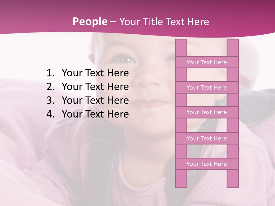 Familie Gesund Isoliert PowerPoint Template