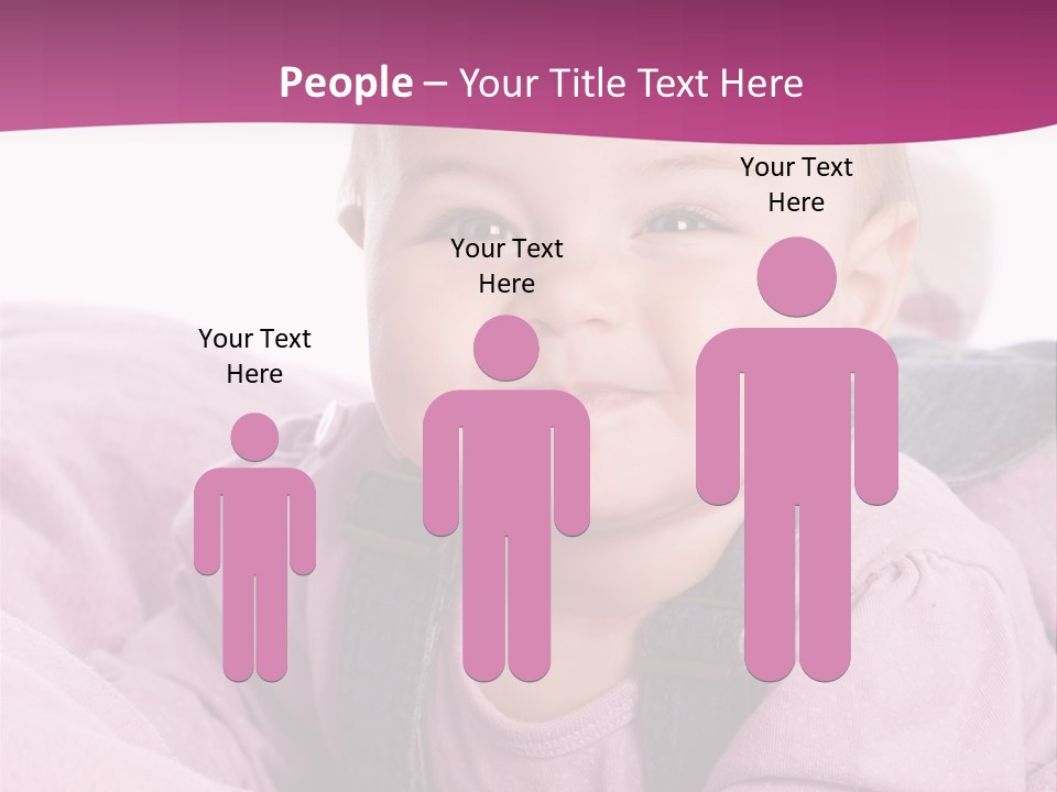 Familie Gesund Isoliert PowerPoint Template