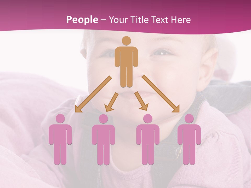 Familie Gesund Isoliert PowerPoint Template