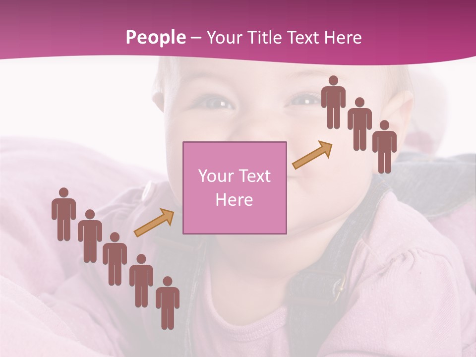 Familie Gesund Isoliert PowerPoint Template