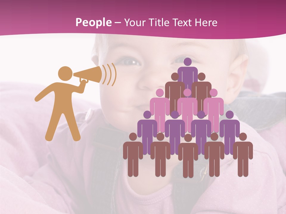 Familie Gesund Isoliert PowerPoint Template