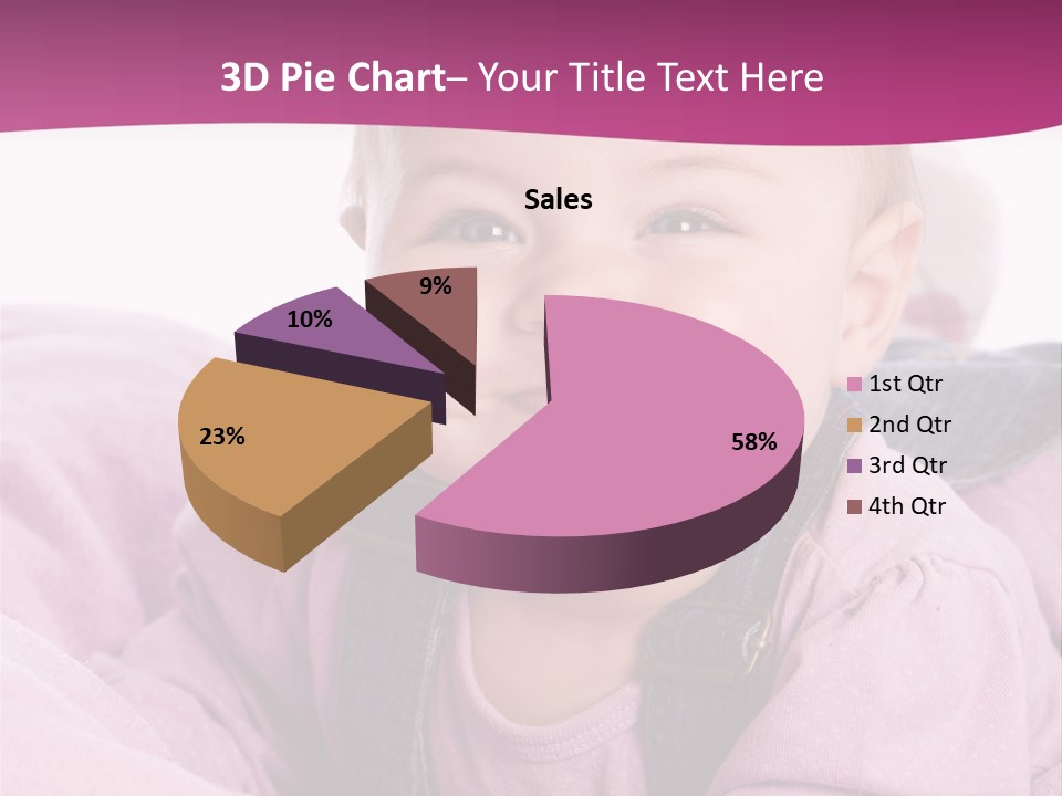 Familie Gesund Isoliert PowerPoint Template