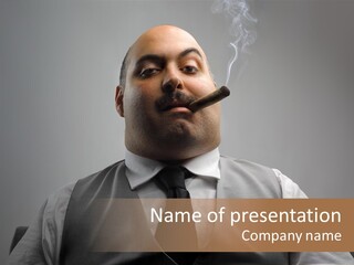 Corrupted Boss Serial Killer PowerPoint Template